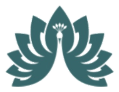 Monica Made peacock emblem